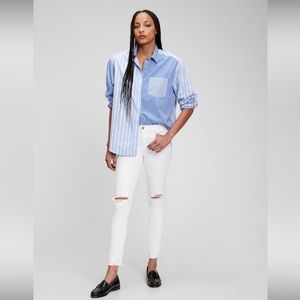 Gap White Skinny Jeans (TALL)